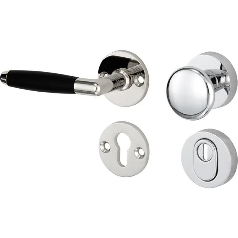 Dagaanbieding Artitec Mi Satori SKG3 knop/kruk op rozet Ton ebben m/ KTB glans nikkel / glans chroom