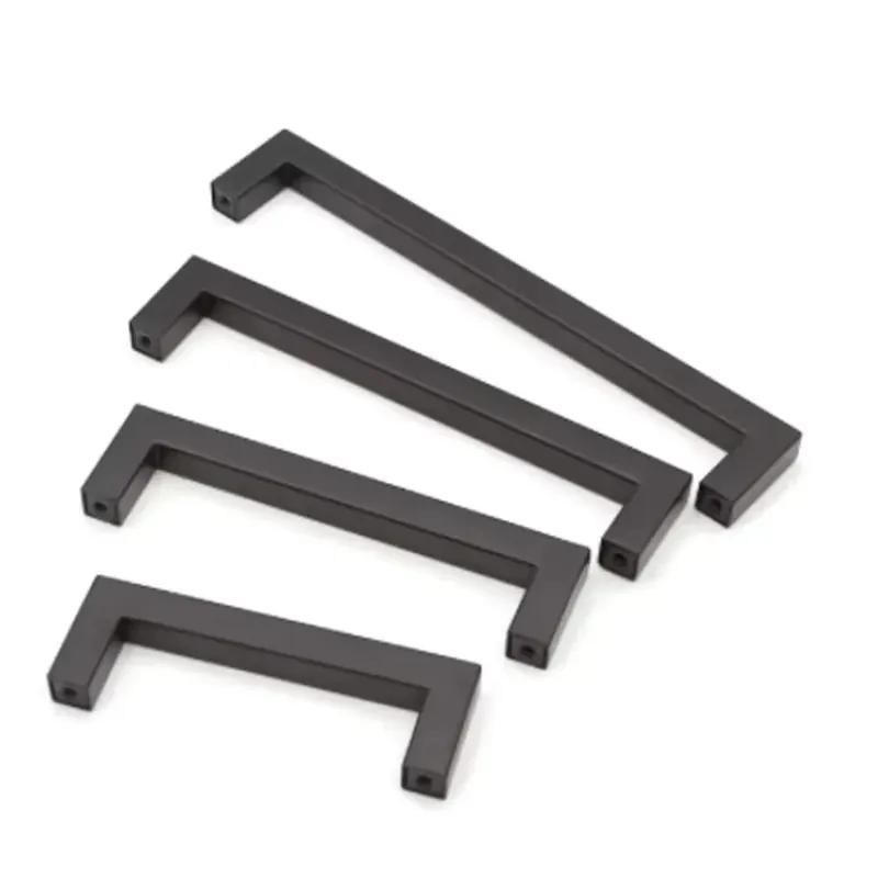 Moderne Meubelgreep Vierkant 12 x 35 x 320 mm Mat Zwart Exclusieve Aanbieding