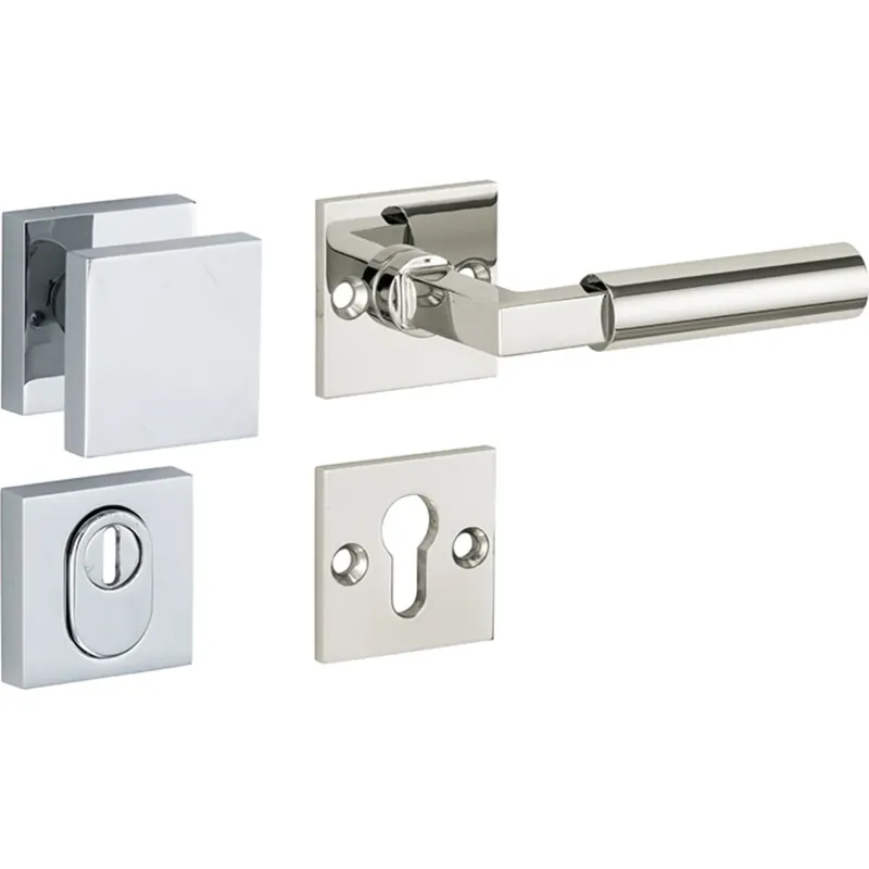Goedkoop Artitec Mi Satori SKG3 knop/kruk op rozet Bauhaus m/ KTB glans nikkel / glans chroom