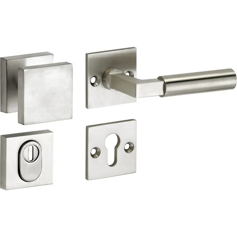 Superprijs Artitec Mi Satori SKG3 knop/kruk op rozet Bauhaus m/ KTB mat nikkel / mat nikkel PVD