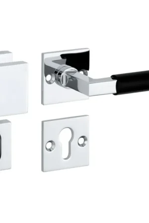 Aanbieding Artitec Mi Satori SKG3 knop/kruk op rozet Bauhaus ebben m/ KTB glans chroom