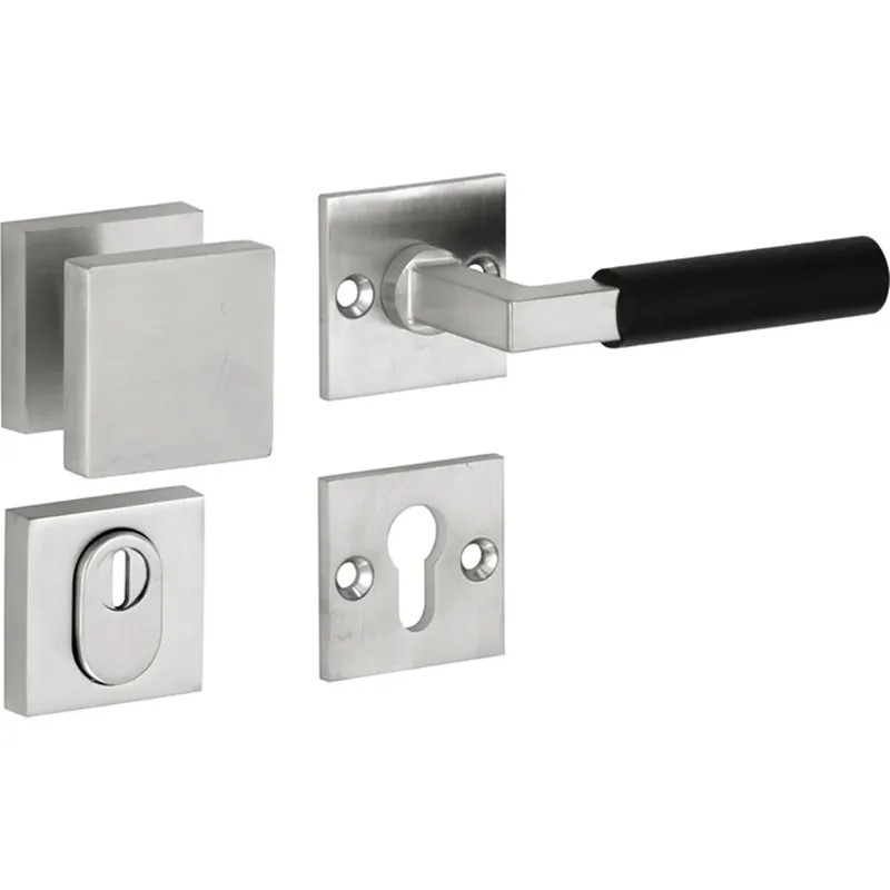Koop Vandaag Artitec Mi Satori SKG3 knop/kruk op rozet Bauhaus ebben m/ KTB mat nikkel / mat nikkel PVD