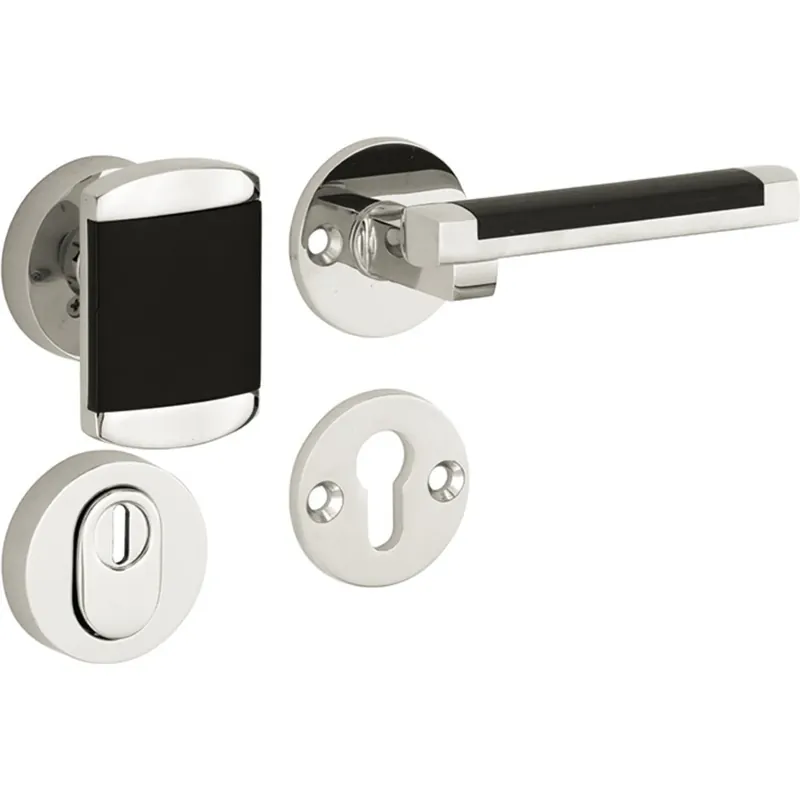 Artitec Mi Satori SKG3 knop/kruk op rozet Dual m/ KTB glans nikkel / glans chroom Weekendaanbieding