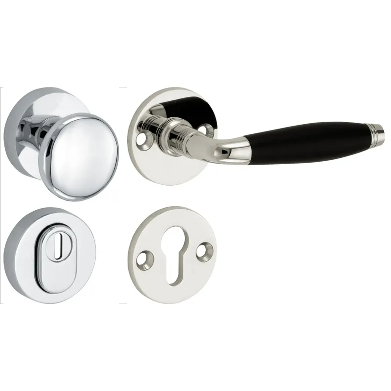 Finale Uitverkoop Artitec Mi Satori SKG3 knop/kruk op rozet Kare m/ KTB mat chroom