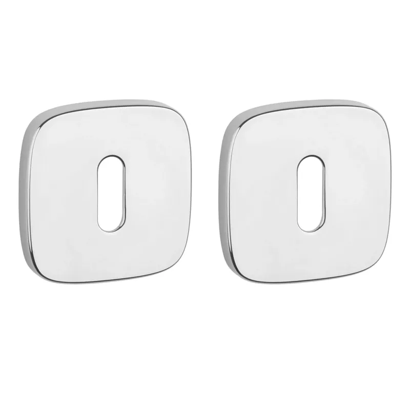 APRILE Sleutelrozet Afgerond Chroom Gepolijst 53x53x7mm Alleen Vandaag