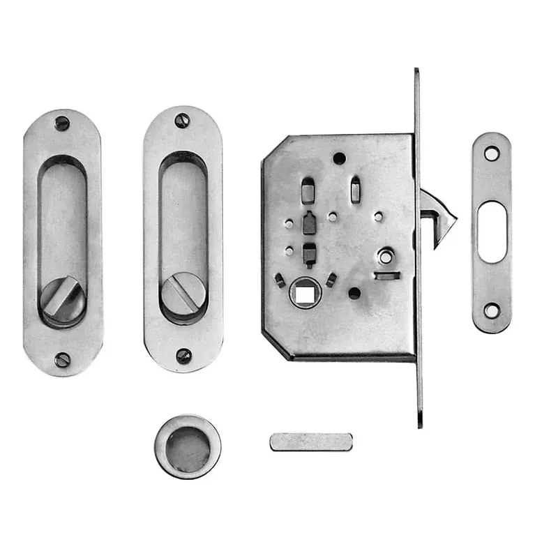 HDD Pro Schuifdeurkom Inkapschelp Fra Ovaal Slot Inox Look Laatste Kans