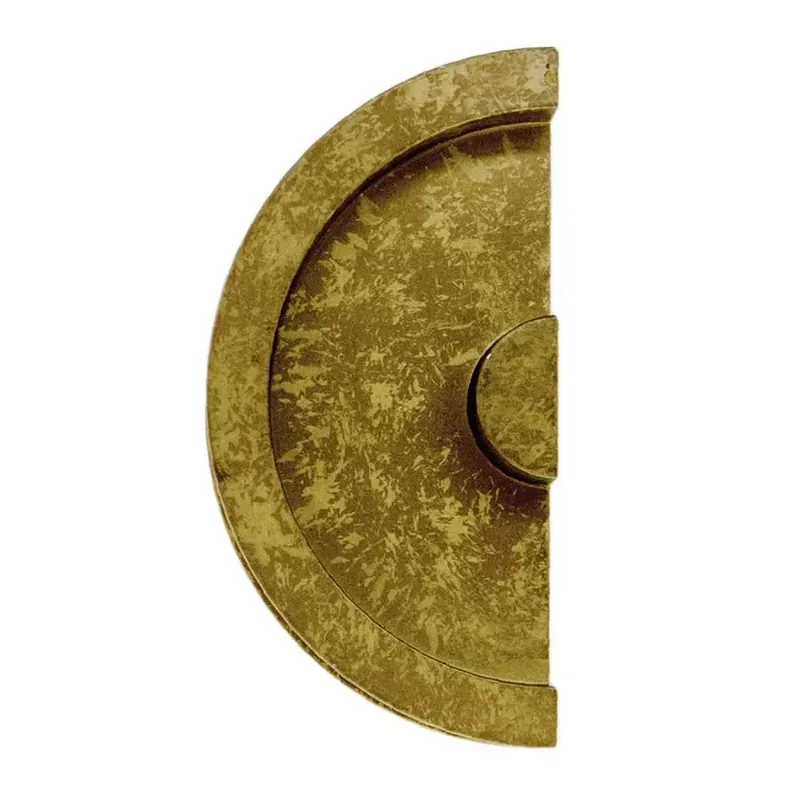 HDD Pro Schuifdeurkom Inkapschelp Hdd Halve Maan Massief 40mm Old Yellow Bestseller
