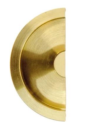 Aanbieding HDD Pro Schuifdeurkom Inkapschelp Hdd Halve Maan Massief 40mm Messing Gelakt