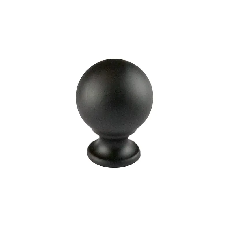 HHD Pro Meubelknop Kasttrekker Bol 725 . 18mm Zwart Meest Verkocht