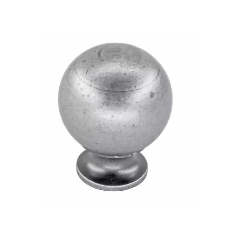Finale Uitverkoop HHD Pro Meubelknop Kasttrekker Bol 725 . 22mm Old Silver