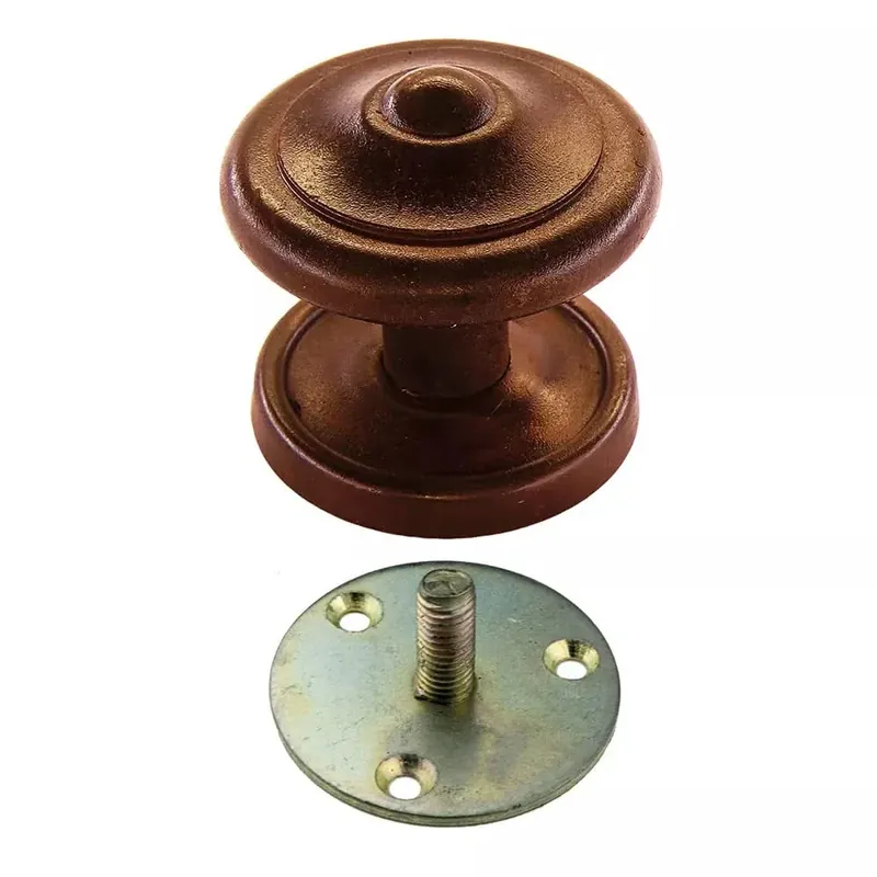 Seizoensaanbieding HDD Pro Voordeurknop Top Rond Roest Dia 80mm