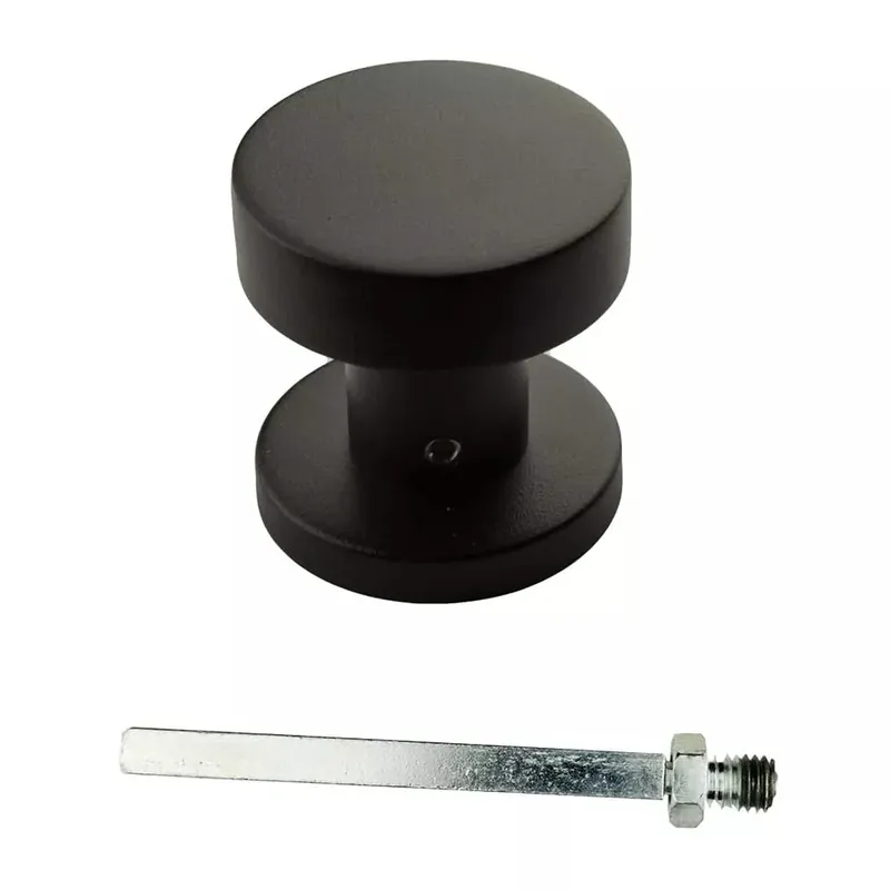 Shop Nu HDD Pro Voordeurknop Top Plat Op Rozas Zwart Structuur UV