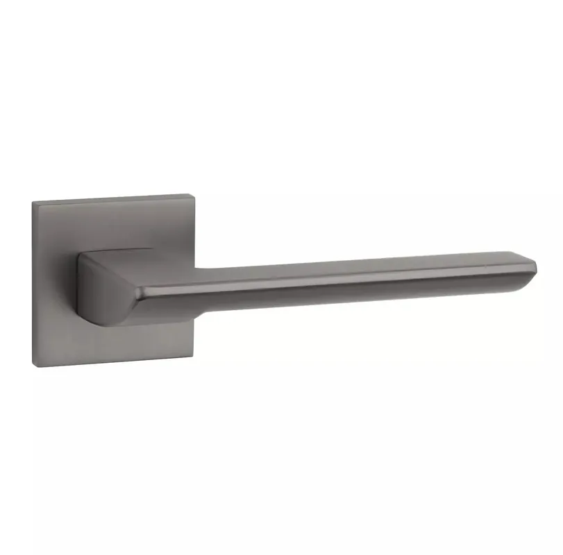 Stile Deurklink Bira op Vierkant Rozet – Titanium Aanbieding
