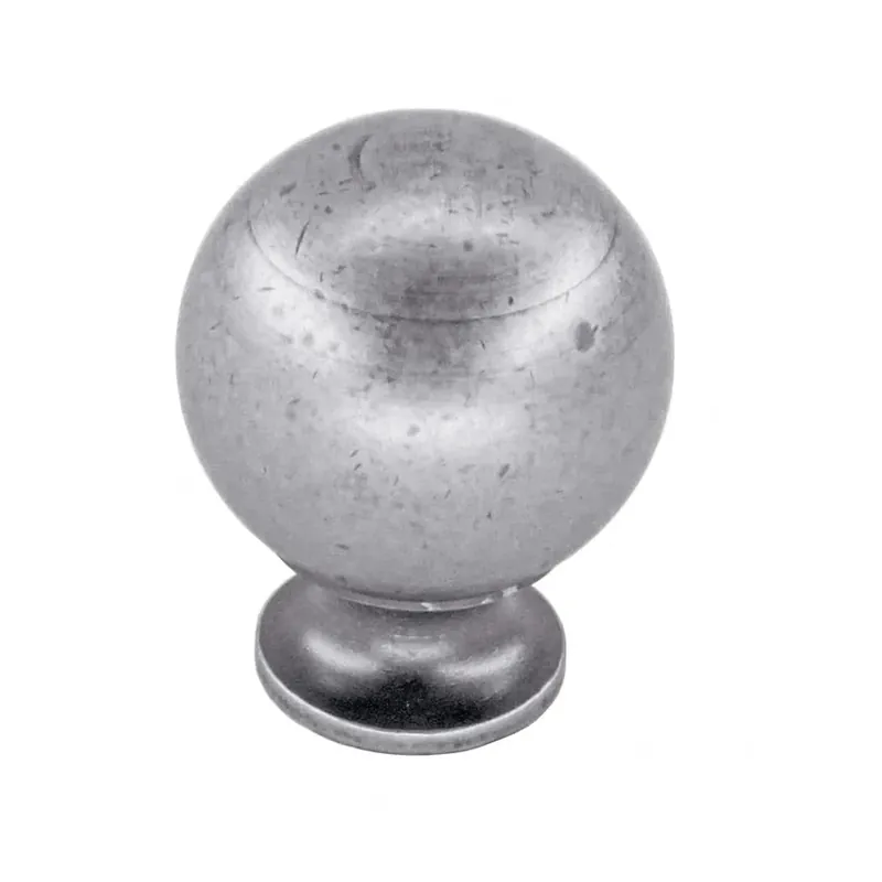 Seizoensaanbieding HHD Pro Meubelknop Kasttrekker Bol 725 . 26mm Old Silver