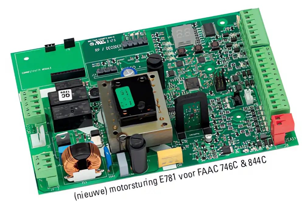 FAAC E781 motorsturing ingebouwd voor FAAC 746C/844C Actieprijs