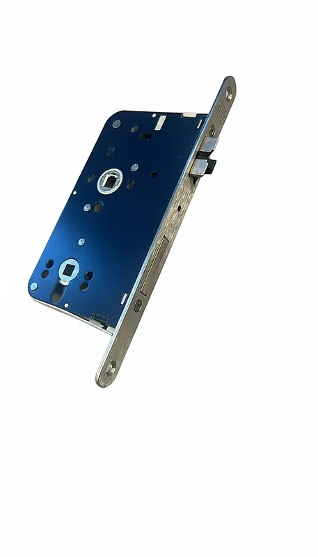 Koop Vandaag Badkamerdeurslot doornmaat 60mm PC72mm met fluisterdagschoot 243617U2060 DR 1+3 Voorplaat afgerondRVS 20x235mm