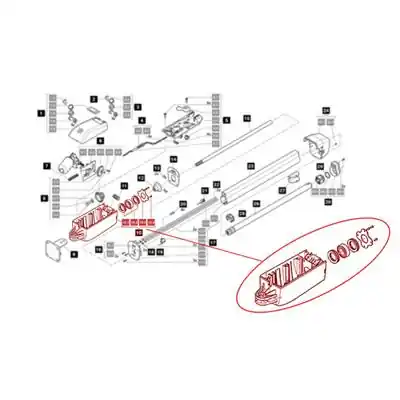 Sommer motorbehuizing voorgemonteerd Twist 350 Uitverkoop