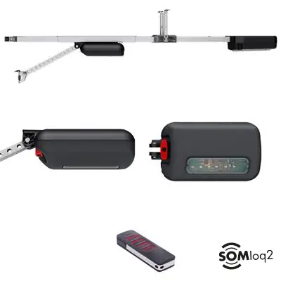Direct Beschikbaar Sommer Base+ S9110 kit S3 garagedeuropener met 1 zender Pearl Vibe