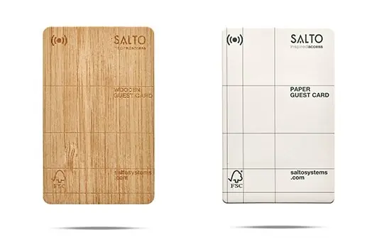 Salto Bamboe Ecologische Kaart Mifare Ultra Light C Seizoensaanbieding