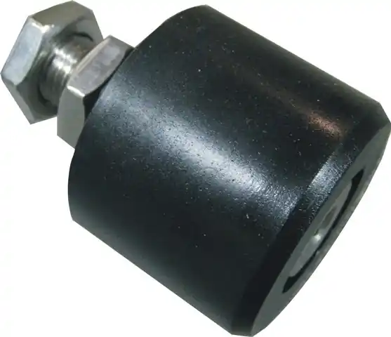 Zwarte rubber roller Gereduceerde Prijs