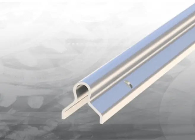 Looprail met O-profiel om in te storten Speciale Aanbieding