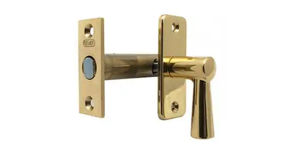 2600/6-50 BLIS. INSTEEKGRENDEL, DM50MM, VOORPLAAT MESSING GEPOLIJST 22 Premium