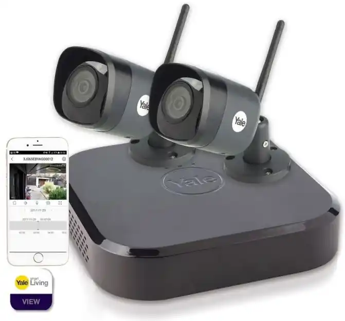 Yale Smart Home CCTV WiFi kit SV-4C-2DB4MX Koopje