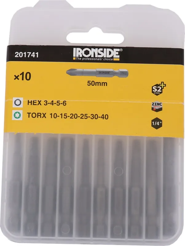Aanbieding schroefbitset lang ironside