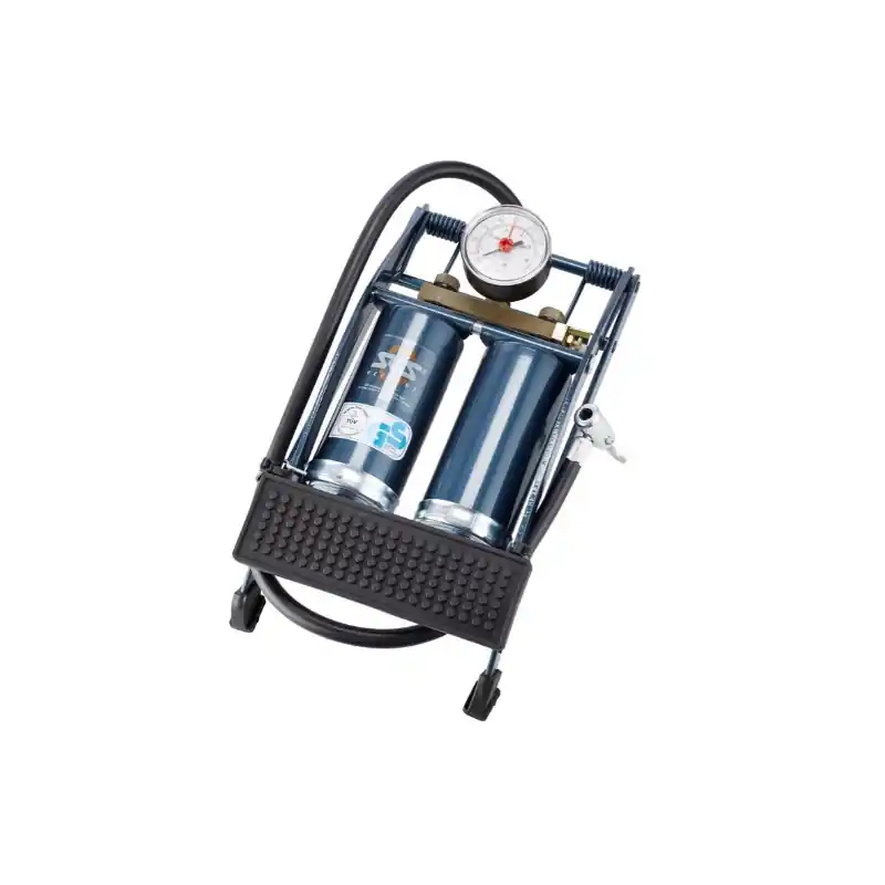 Dagaanbieding voetpomp dubbele cilinder