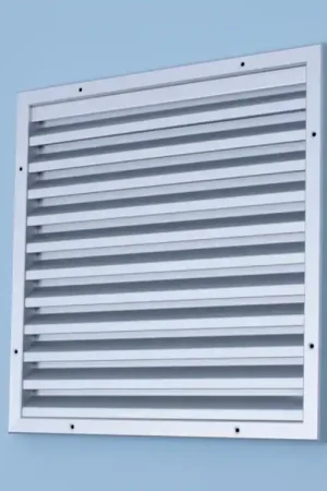 Betaalbaar lamellenrooster aluminium geanodiseerd
