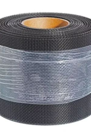 Koopje ventilatieband rvs zwart gecoat tilmar