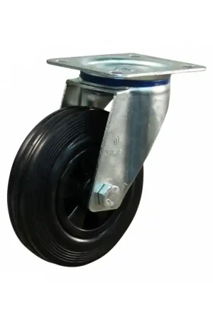zwenkwiel zwart volrubber Koop Vandaag