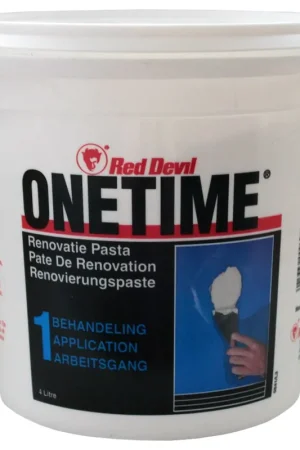 renovatiepasta one time red devil Finale Uitverkoop