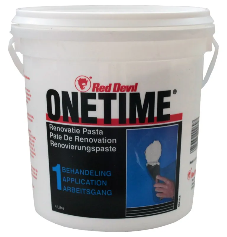 renovatiepasta one time red devil Finale Uitverkoop