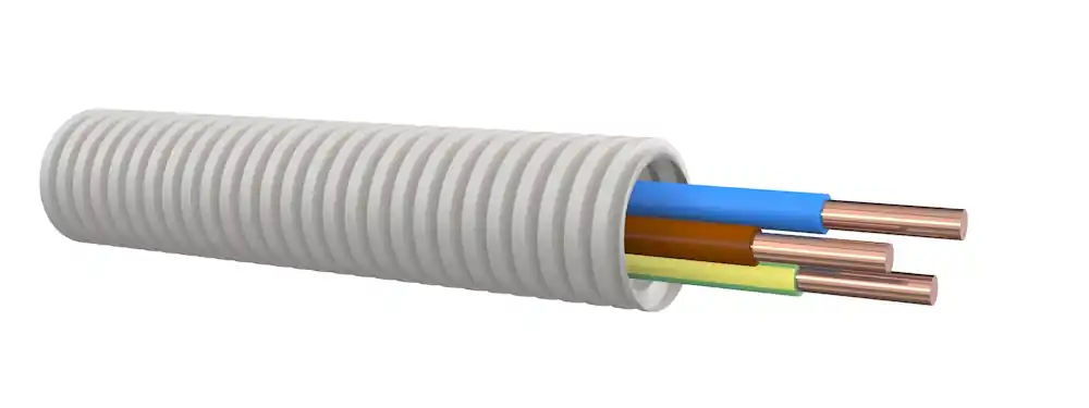 Aanbieding installatiebuis pvc flexibel bedraad