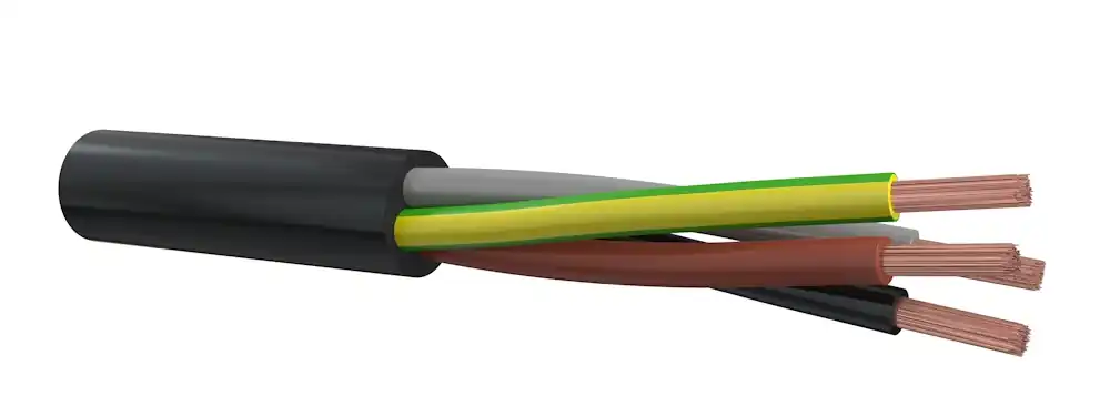 mantelleiding zwart pvc Betrouwbaar