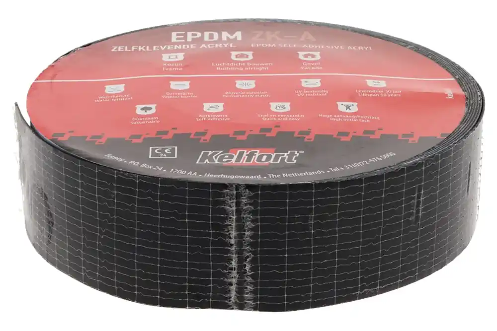 stroken epdm folie zwart kelfort acryl Speciale Aanbieding