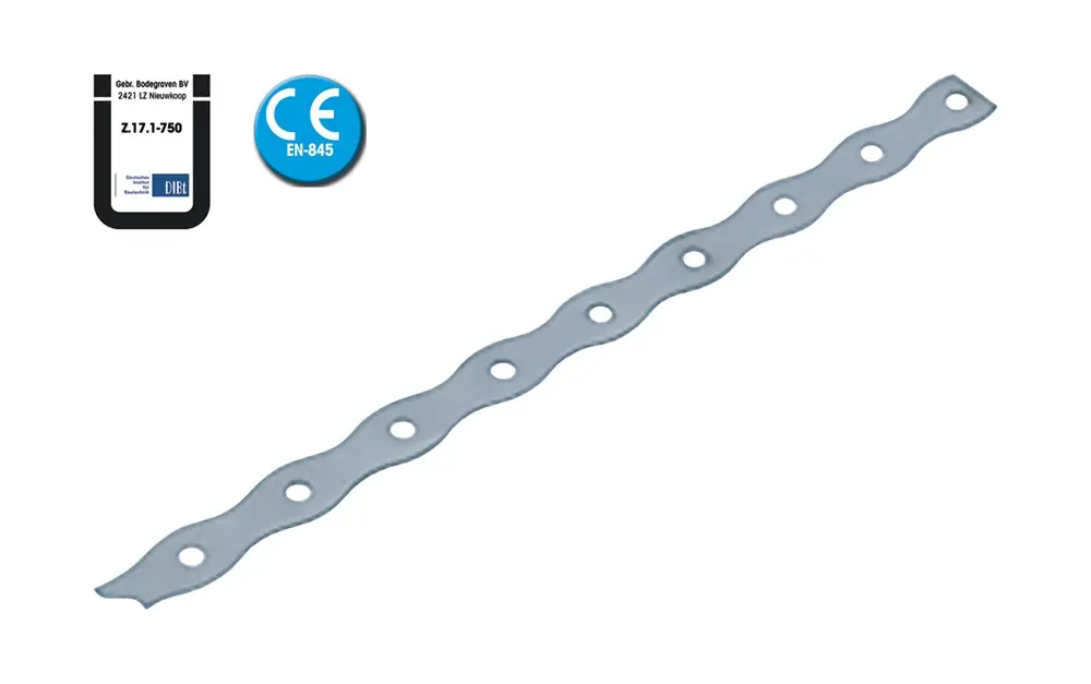 Laatste Versie lijmkoppelstrip novo rvs a4