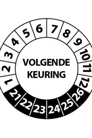 keuringssticker Laatste Versie