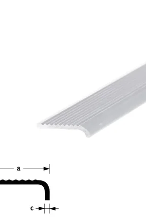 Nieuw trapkantprofiel aluminium brute