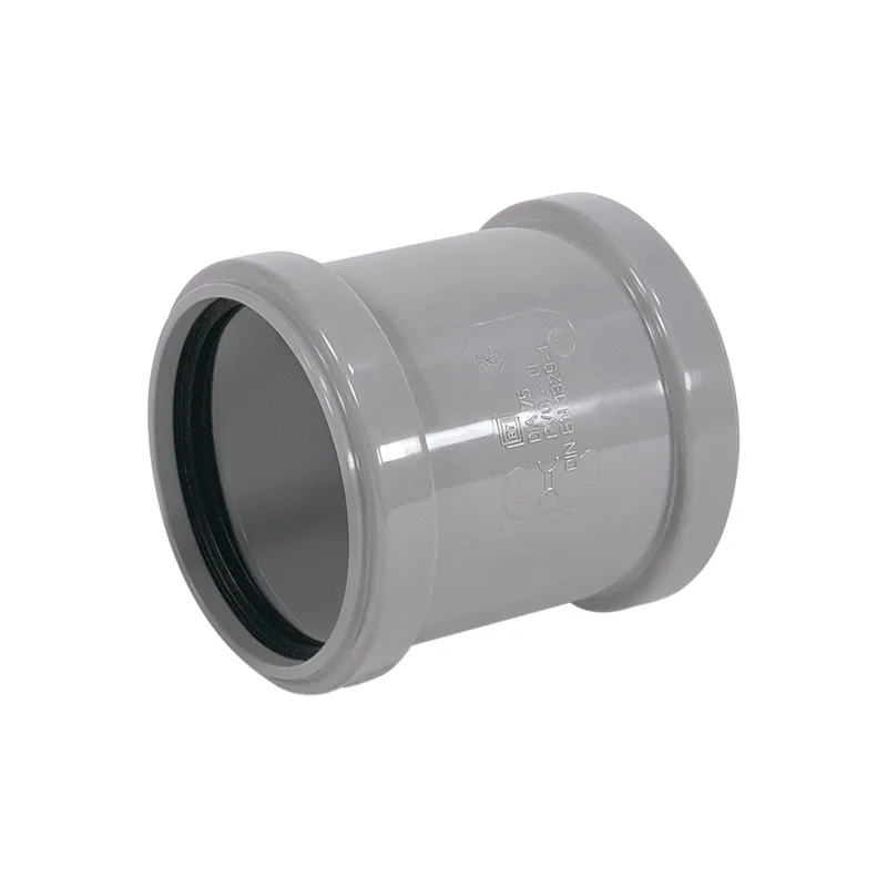 Exclusieve Aanbieding overschuifmof pvc grijs rwa