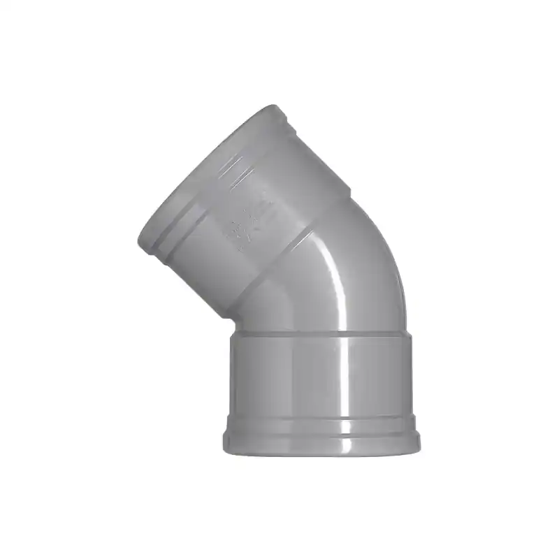 Laatste Versie bocht pvc grijs rwa
