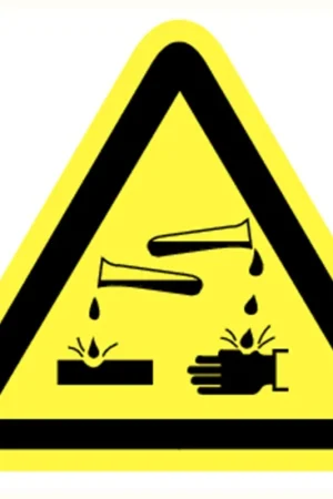 Favoriet waarschuwingsbord pp geel/zwart