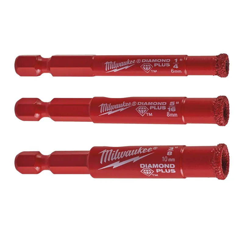 diamantborenset nat/droog milwaukee Premium