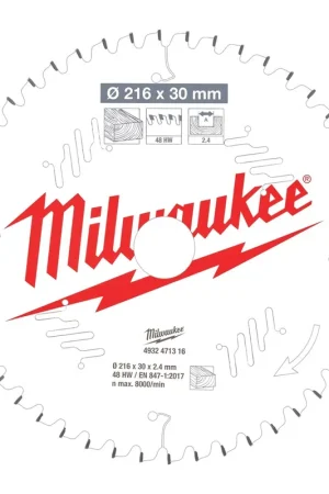 cirkelzaagblad hm milwaukee Hoge Kwaliteit