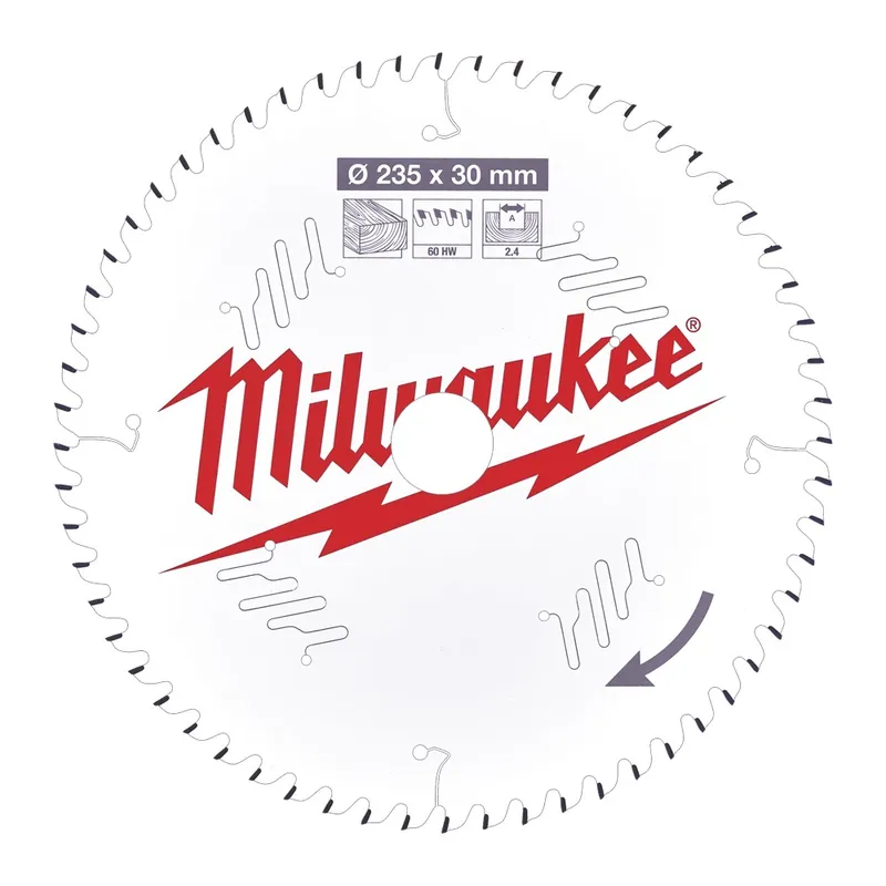Tijdelijk Beschikbaar cirkelzaagblad hm milwaukee