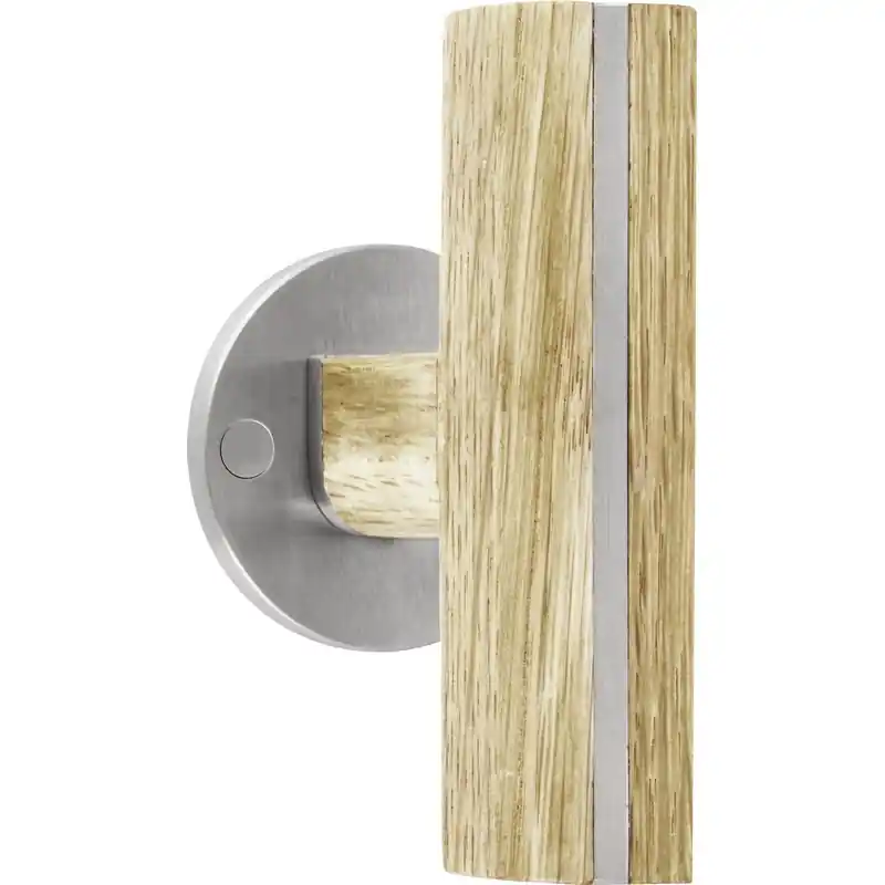 Betrouwbaar deurkruk rvs/eiken