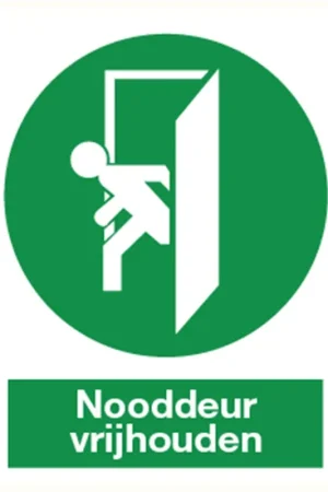sticker vinyl groen/wit Actieprijs